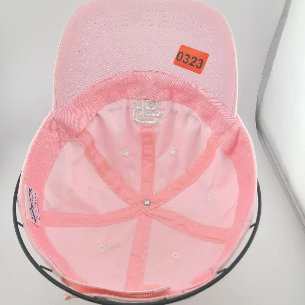 BWM Global San Francisco Giants Baseball Cap Mens Pink Rhinestone Genentech Hat